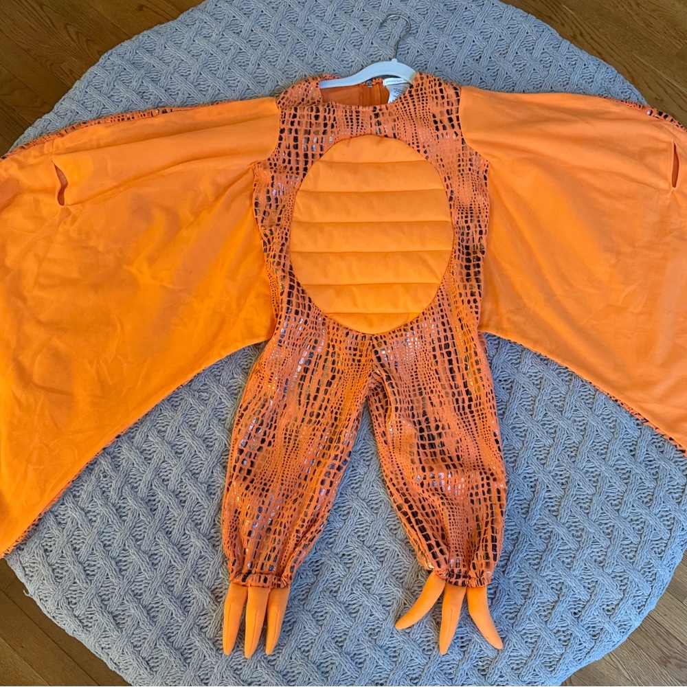 Pottery Barn Kids Orange Dinosaur Costume